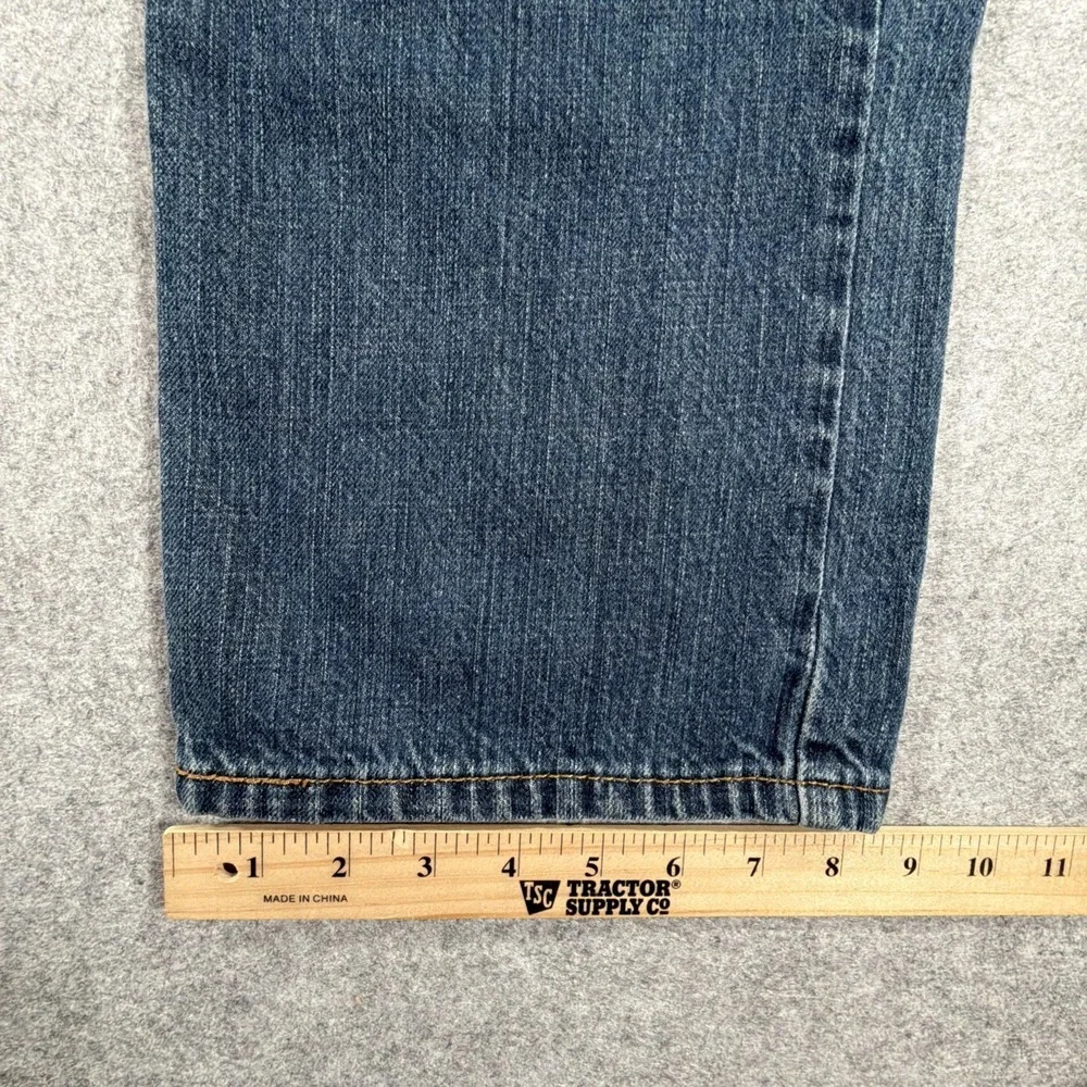 Levis 569 Jeans Mens 30x30 (Fits 32x28) Blue Straight Fit Loose Grunge Skater